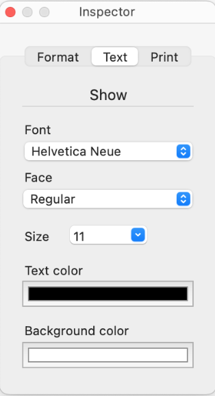 Inspector Text view in Equation Systems